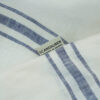 Ga Giường Linen Pháp Nhuộm Sợi Kẻ Xanh Trắng F63