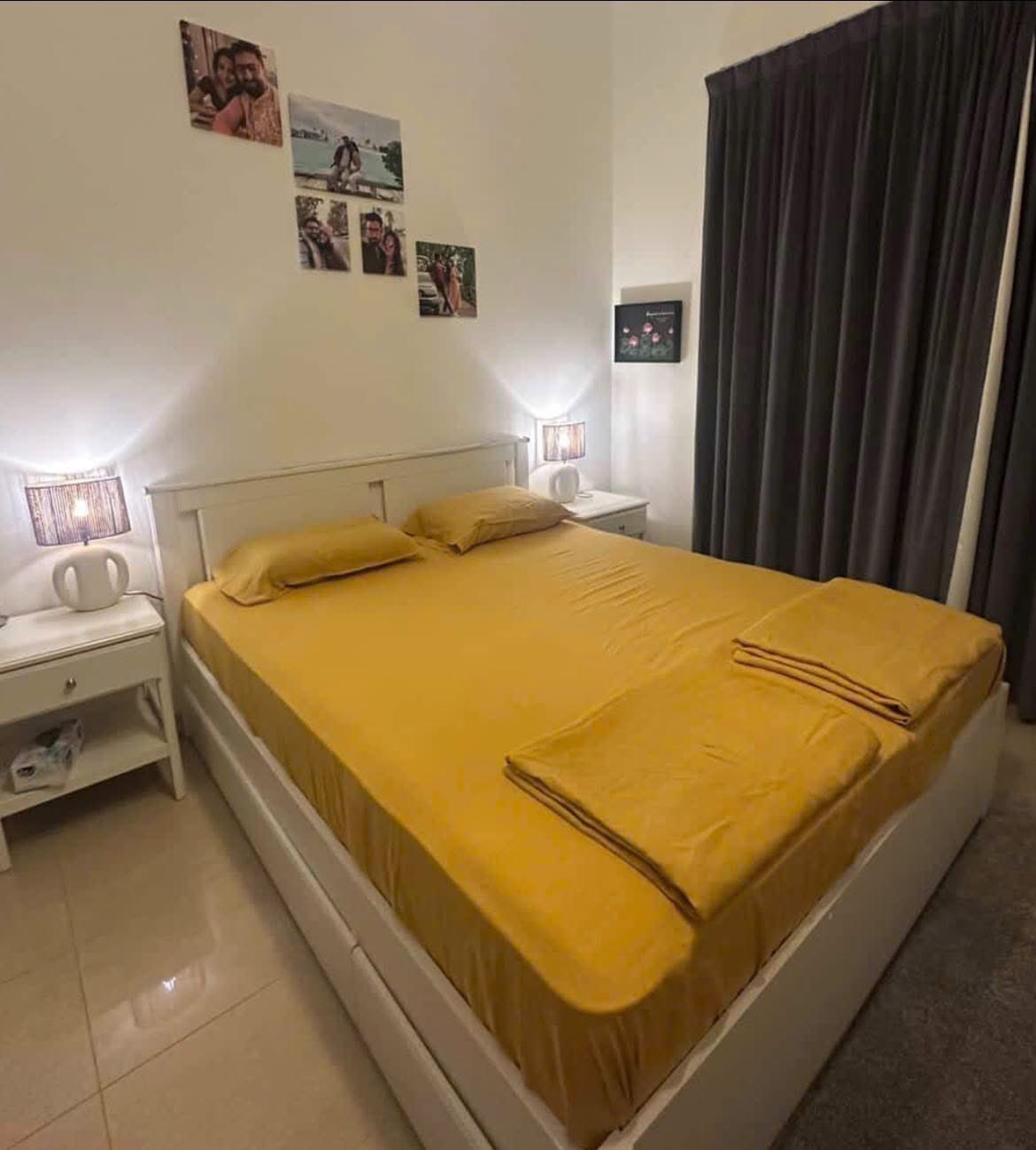 Phòng ngủ phong cách everyday với chăn ga gối linen