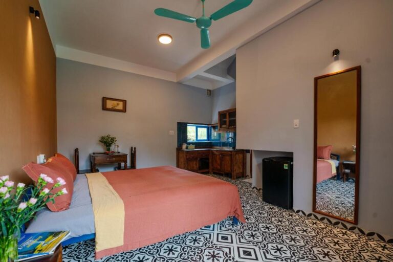 An Bang Corner Homestay Hội An với chăn ga gối linen