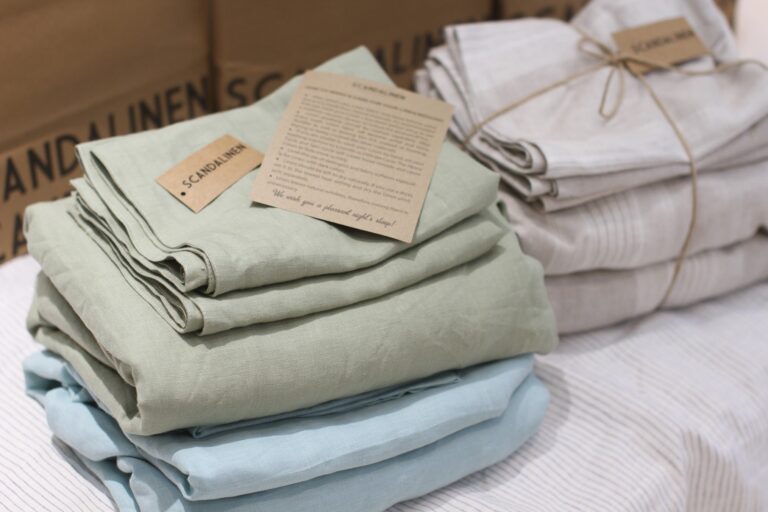 Chọn chất liệu chăn ga linen Pháp lanh tre cotton wash